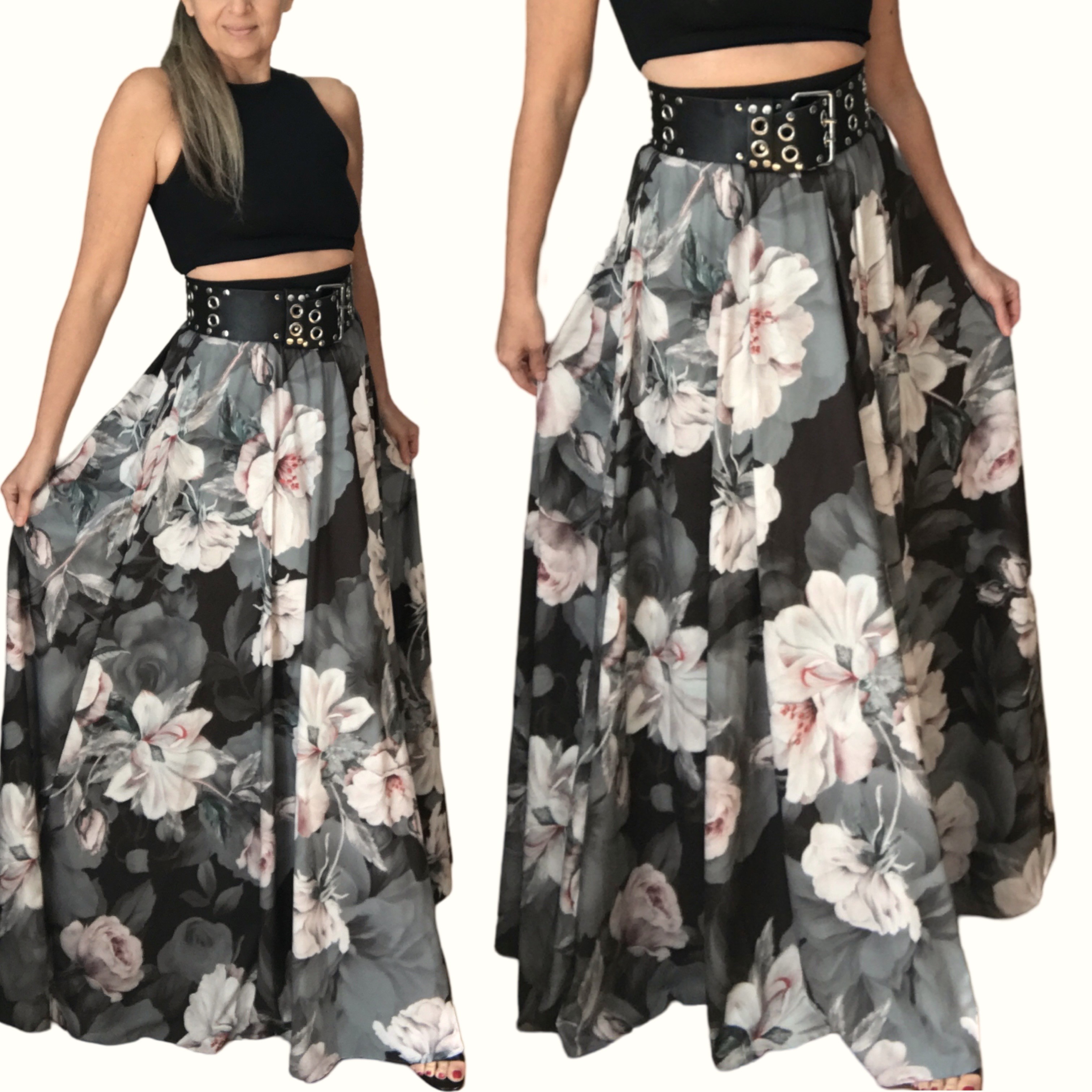 Dlouhá letní sukně - maxi sukně BOROS SK-L-FLWUH1